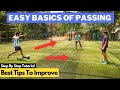 3 basics of passing for beginner footballers 