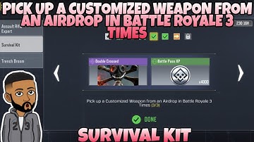 PICK UP A CUSTOMIZED WEAPON FROM AN AIRDROP IN BATTLE ROYALE 3 TIMES CALL OF DUTY MOBILE COD MOBILE