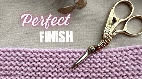 The Best Way to Bind Off Garter Stitch (Beginner Friendly!)