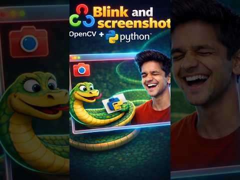 Blink = Screenshot 😳 (Python Magic!)#shorts
