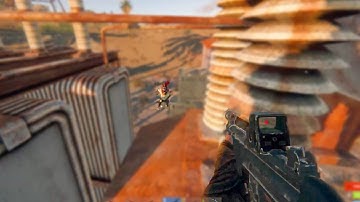 "How to get tripled headshot with mp5" #rust #shorts