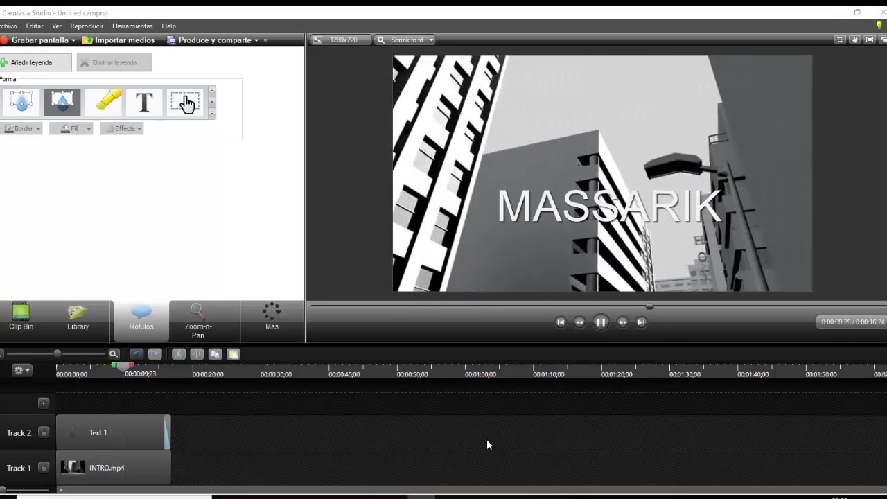 CÓMO PONER TEXTO en un VIDEO con CAMTASIA STUDIO - YouTube