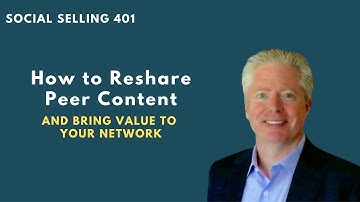 (live) Social Selling 401 | How to Curate Content from Others to Bring Value to Your Own Network