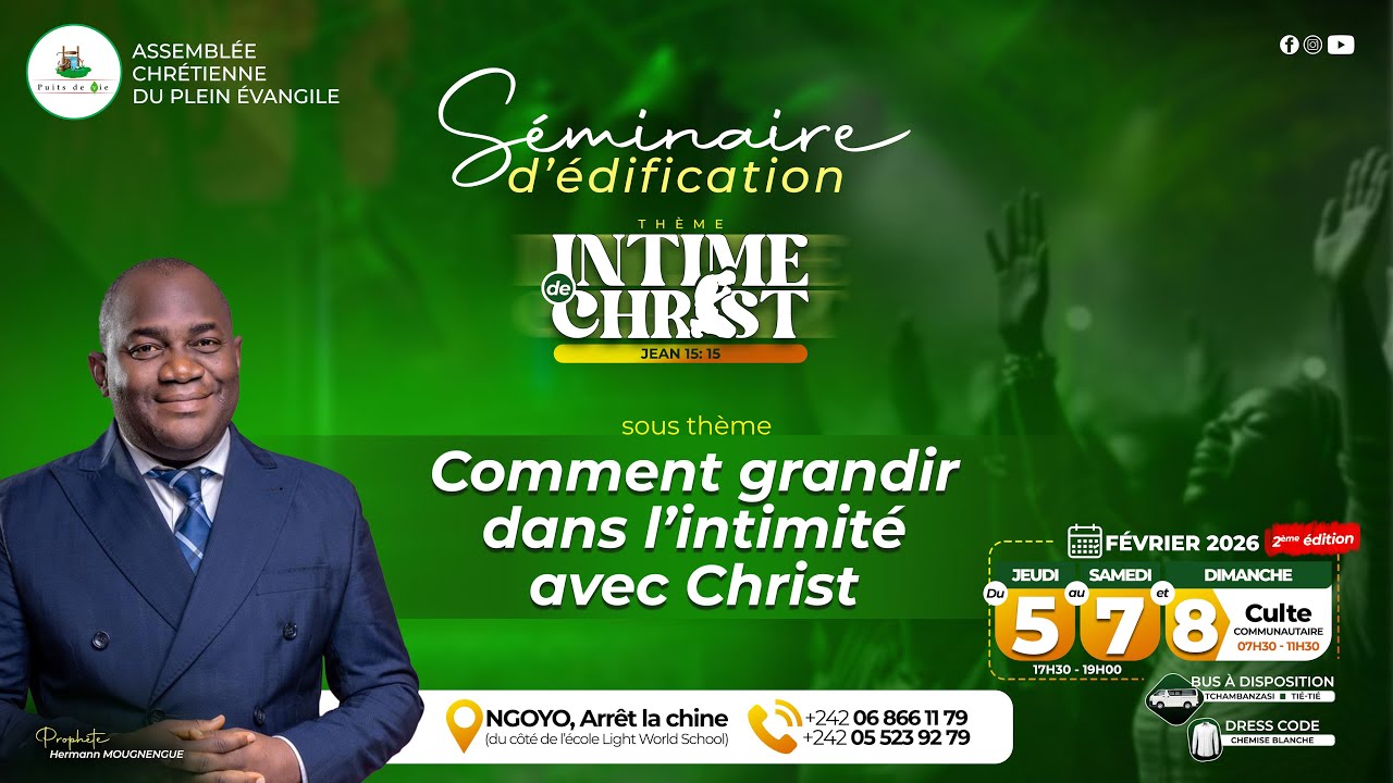 SEMINAIRE INTIME DE CHRIST Jour3