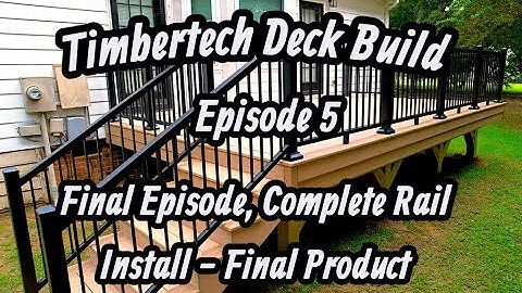 New Timbertech Composite Deck Build   Apex, NC 0825 | Episode 5