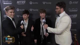 Karl Jacobs & GeorgeNotFound Interview At Streamer Awards 2023 Hosted By QTCinderella.