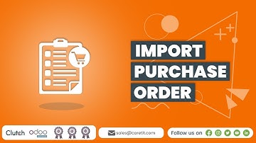 How to import purchase orders in Odoo? | Odoo Purchase Order | Odoo App