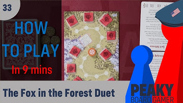 The Fox in the Forest Duet - How to play Video - Peaky Boardgamer