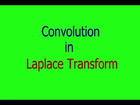 Convolution-Laplace Transform|GYMAT101 Group