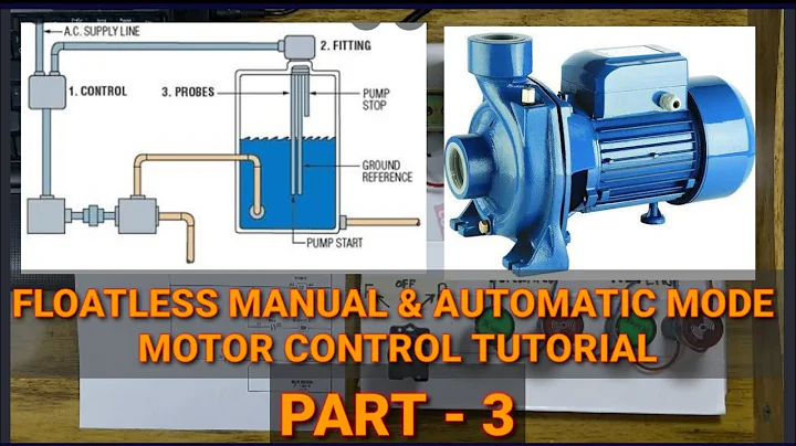 FLOATLESS MANUAL & AUTOMATIC MODE MOTOR CONTROL CIRCUIT TUTORIAL Tagalog #25 pinoy teknisyan