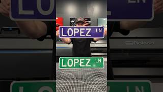 Making Custom Street Signs