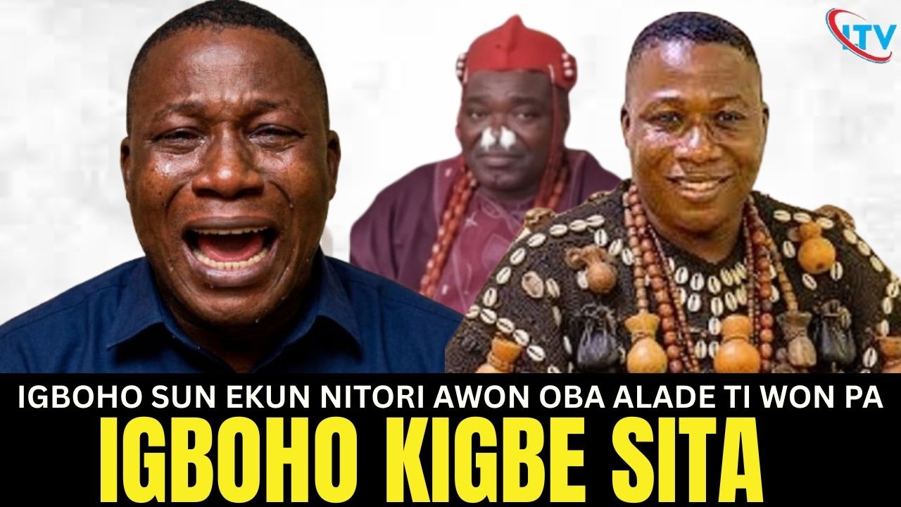 ODOJUE IGBOHO KIGBE SITA NITORI OBA ALADE NLA ,ANU OMO YORUBA  SE IGBOHO OSHA LOPOLOPO EWAGBO