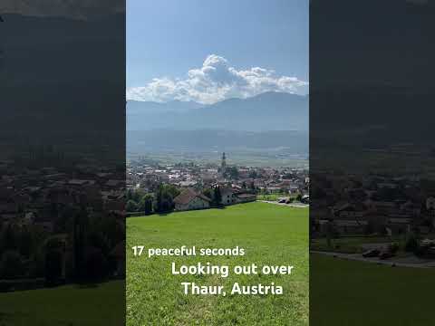 A peaceful 17seconds looking out over Thaur, Austria #austria #travel #peaceful #austrianalps
