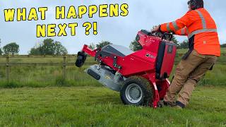 Why you SHOULDN'T let an Amateur Drive a Stand on Lawn Mower! 😂