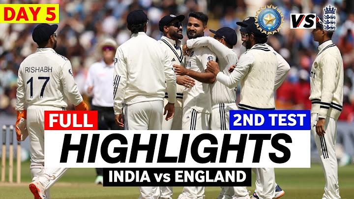 India vs England 2nd Test Day 2 Highlights 2025 | IND vs ENG 2nd Test Day 2 Highlights 2025