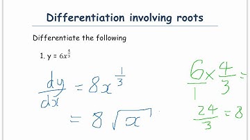differentiation involving roots