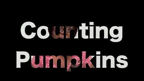 Preschool Halloween - Counting Pumpkins - LittleStoryBug