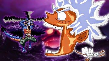 Kaido Hybrid Form V2 OP (New) VS TC Luffy OP Buff (all form) in Jump Force Mugen