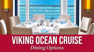 Dining Options  Viking Ocean Cruises