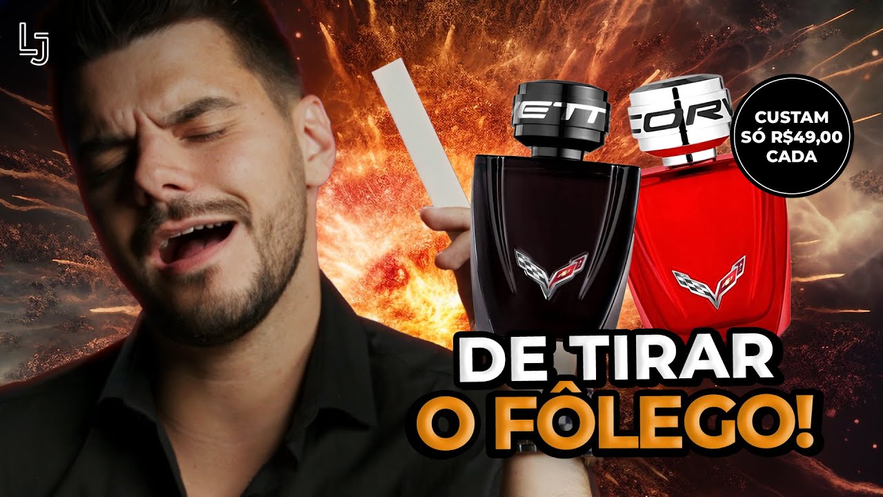 OS PERFUMES DA CORVETTE SÃO DE TIRAR O FÔLEGO! CUSTAM POUCO MAS