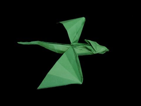 hd origami flying dragon tutorial youtube