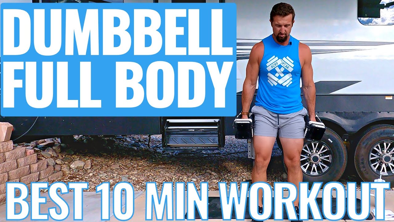 The BEST 10 Min Full Body Dumbbell Workout PERIOD - YouTube