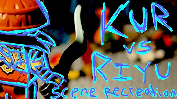 Riyu vs Kur Scene Recreation | LEGO Ninjago Dragons Rising Season 3 Part 2