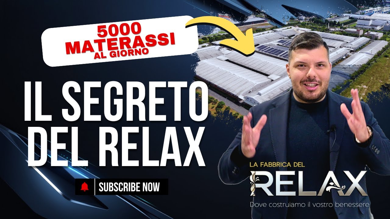 Dentro la più grande FABBRICA ITALIANA di MATERASSI: come nascono i MIGLIORI MATERASSI AL MONDO