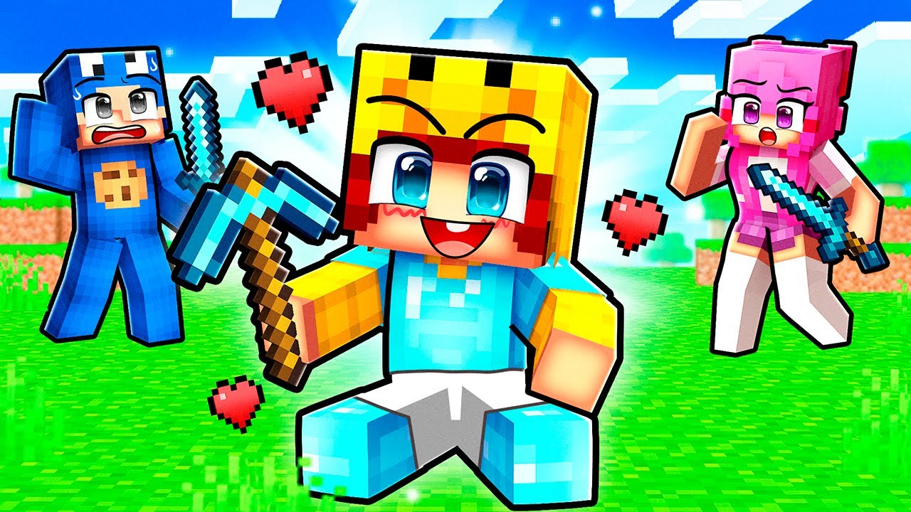 Speedrunner vs Jagers Als BABY! (Minecraft)