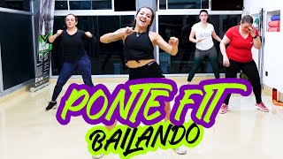 PONTE FIT BAILANDO en CASA - Cardio Dance #75- Non stop Zumba Class - Natalia Vanq