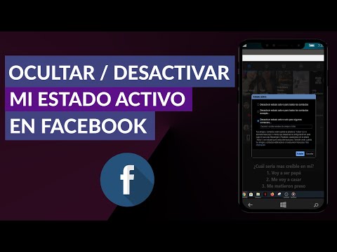 Cómo Ocultar o Desactivar mi Estado Activo en Facebook - Fácilmente