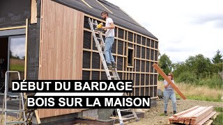 On débute ENFIN le BARDAGE sur la MAISON et ça rend trop bien  - EP.104