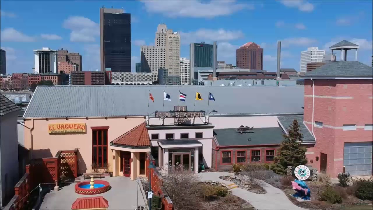 Toledo Drone Video, The Dock Restaurants on Toledo Waterfront YouTube
