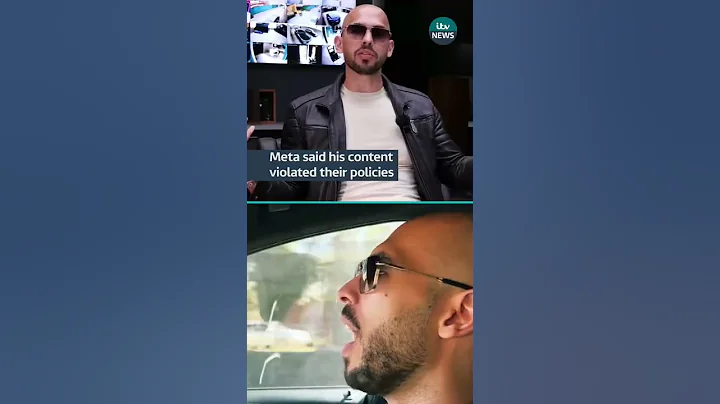 Andrew Tate has been banned from Facebook and Instagram #itvnews #andrewtate #hustlersuniversity