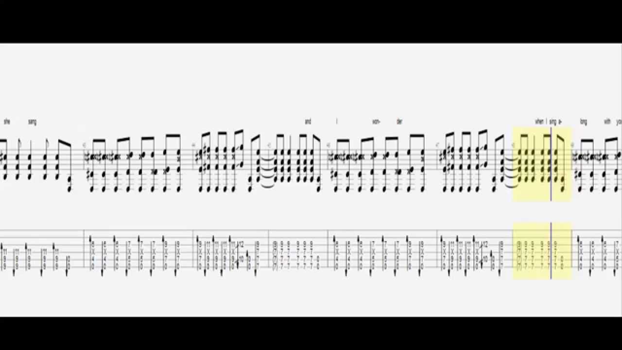 Foo Fighters Everlong Acustic / Guitar Tab HD YouTube