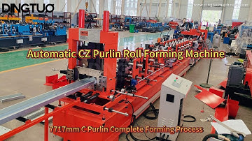 DINGTUO Automatic CZ Purlin Roll Forming Machine -- 200*60*20 C