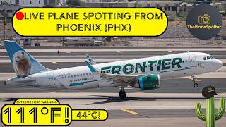 🔴 LIVE Plane Spotting HEAT WARNING | Phoenix Sky Harbor International Airport (PHX) ✈️ | 7/22/26