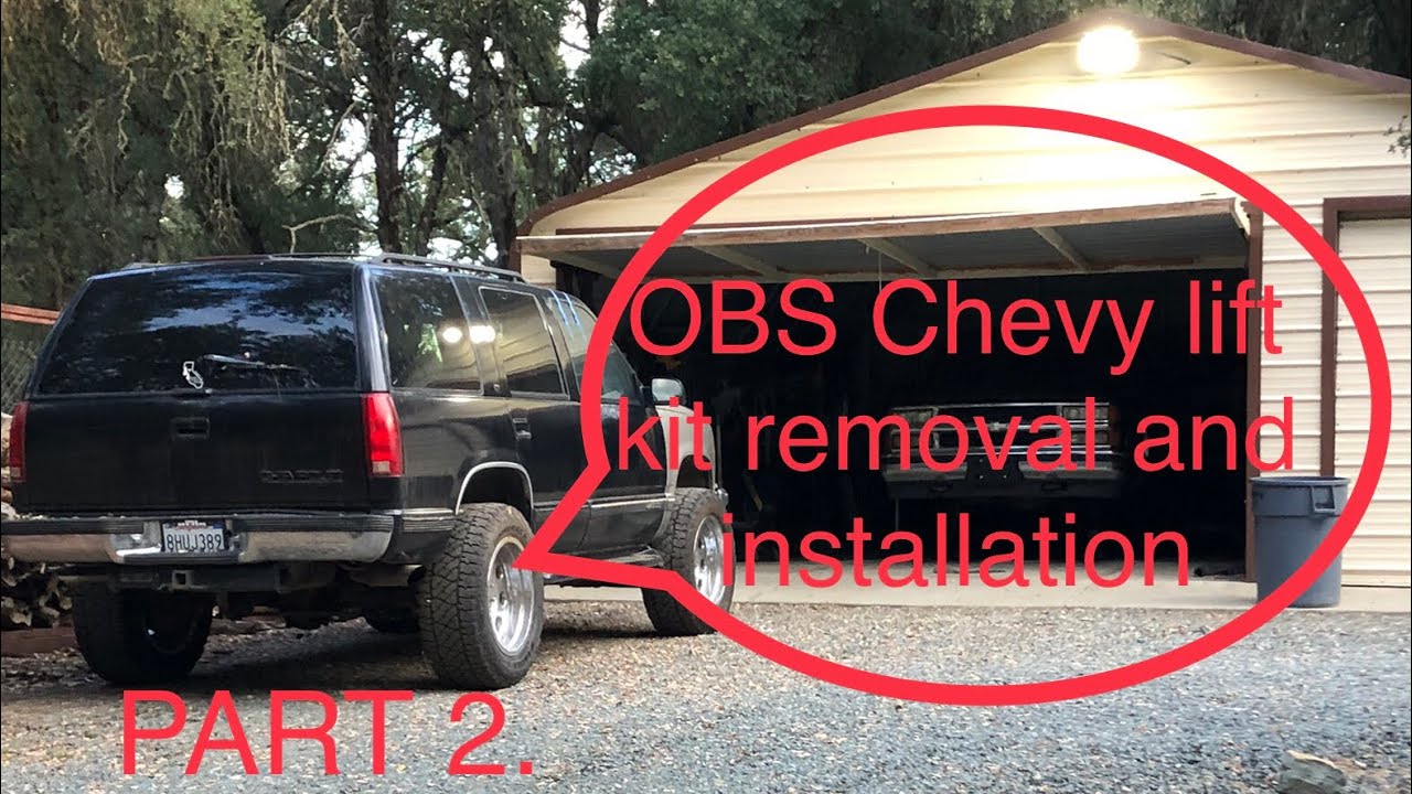PART 2 OBS Chevy lift kit removal and install YouTube