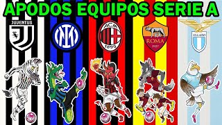 EL ORIGEN DE LOS APODOS DE CADA EQUIPO DE LA SERIE A 2021/22