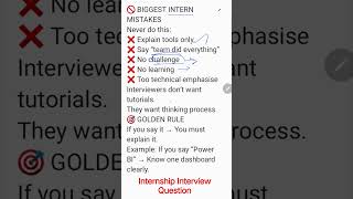 Internship mistakes Tamil 2026 😑 #itjobstamil #latestjobs #Hiring2026 #interview #internshiptamil