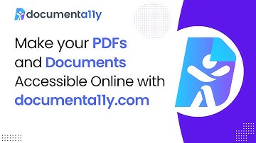 Make your PDFs and Documents Accessible Online with documenta11y.com | Documenta11y