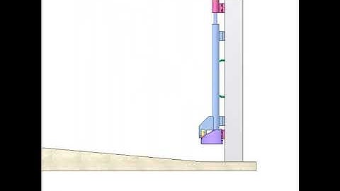 Gate to open inward uphill 2