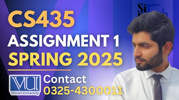 CS435 assignment 1 solution 2025 | CS435 assignment 1 solution spring 2025 #CS435#assignment1#2025