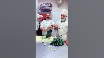 cutting cucumbers the fastest