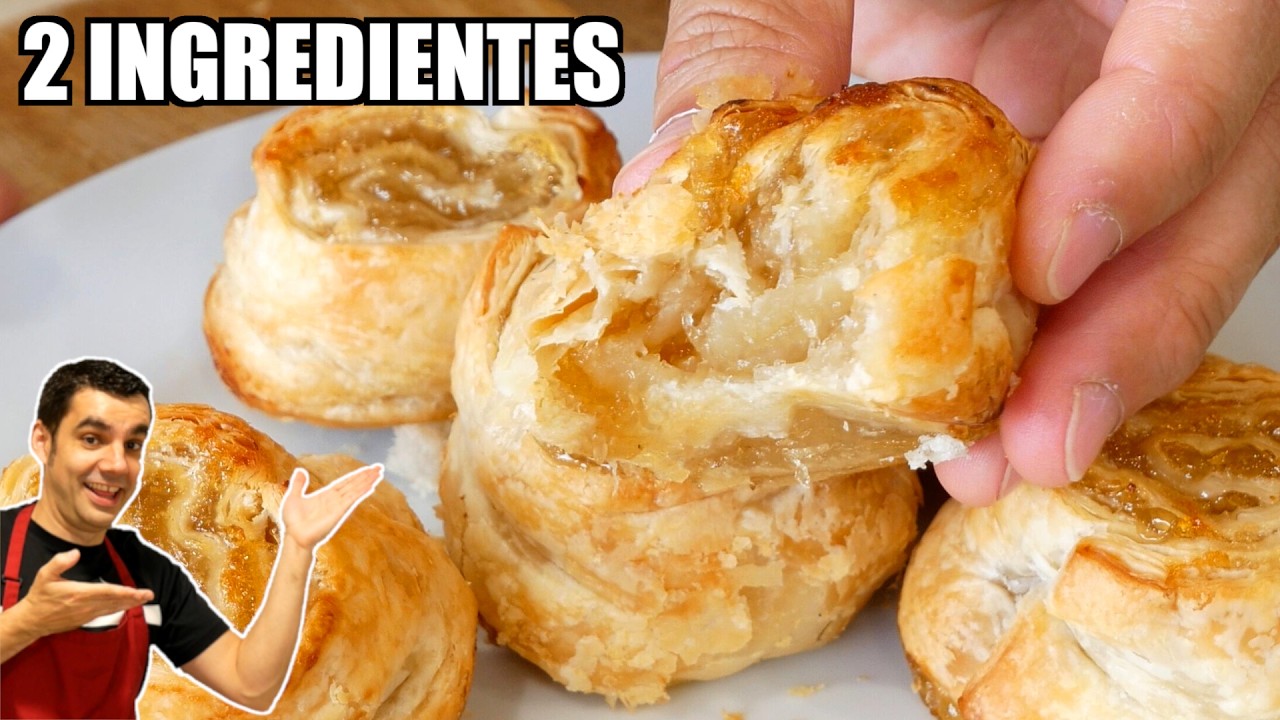 Los PASTELES FÁCILES Y RICOS en 2 INGREDIENTES 🥐