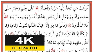 00631 Câsiye Sûresi 23-32. Ayetler - Muhammed Eyyup - محمد أيوب - (Yavaş Okuma)