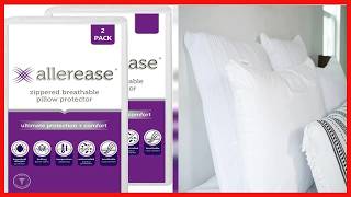 AllerEase Ultimate Pillow Protector: Advanced Allergy Protection with Temperature Balancing Comfort