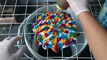 Mix Colors Crumple Tie Dye T Shirt How To DIY