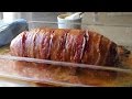 Bacon-Wrapped Buffalo Meatloaf - How to Make Buffalo Bacon Meatloaf