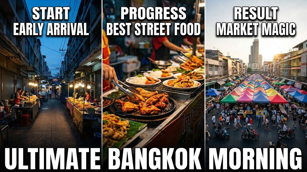 Real Bangkok Morning Life | Pratunam Market Walk Tour 4K